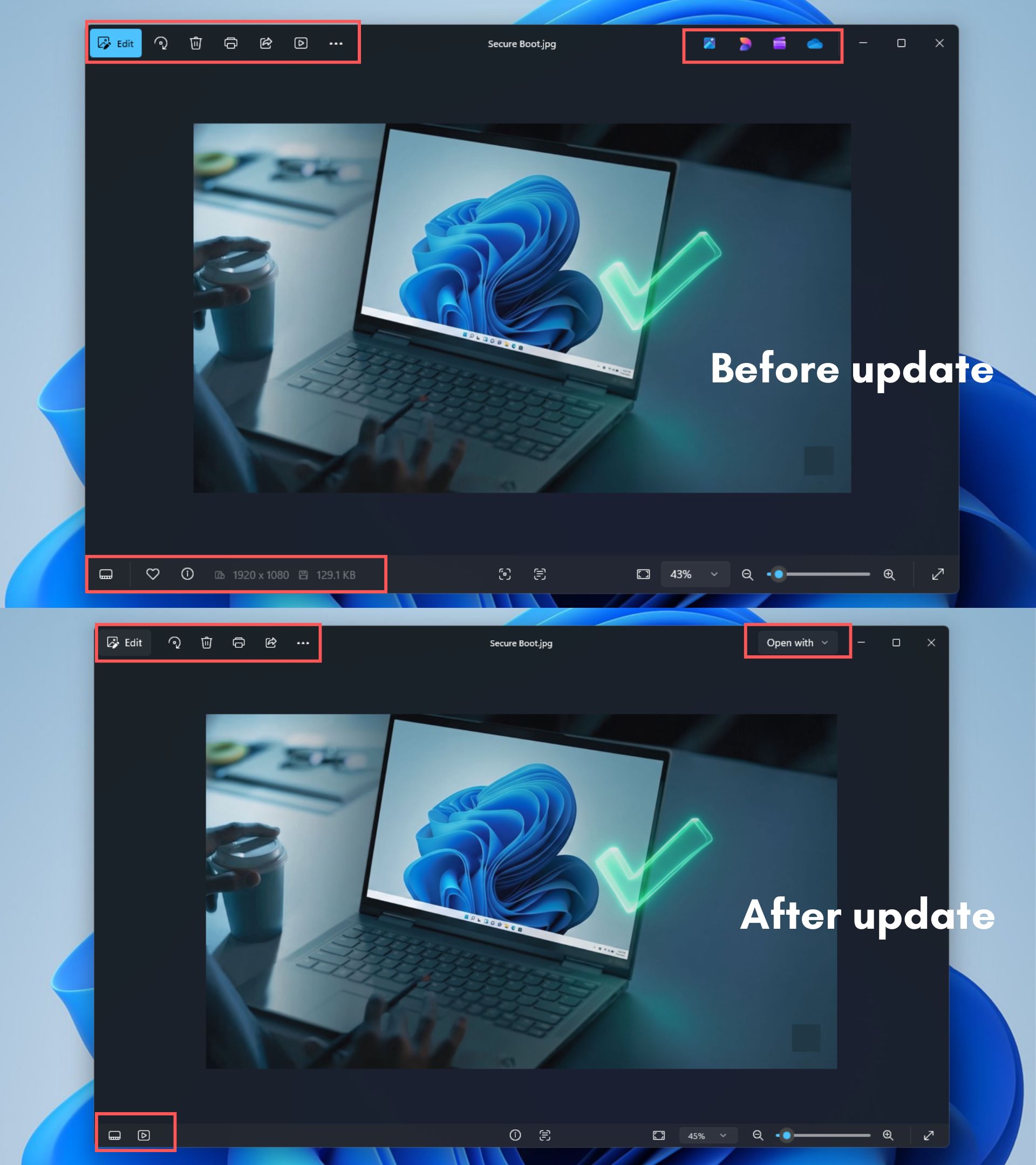 Microsoft Photos за замовчуванням став чистішим з меншою кількістю відволікаючих елементів