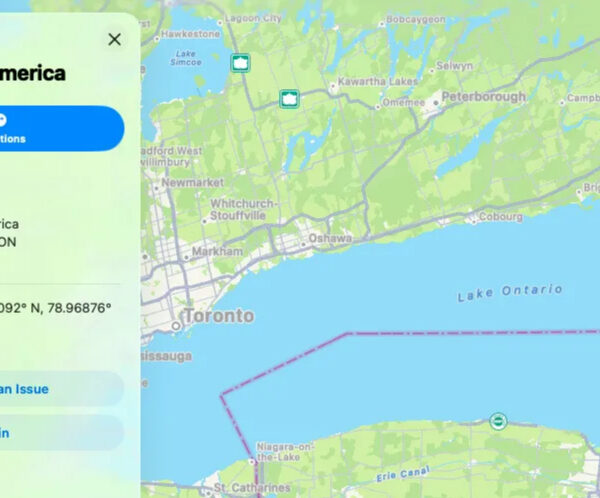 Apple Maps перейменувала озеро Онтаріо на “озеро Америка” на вимогу Трампа