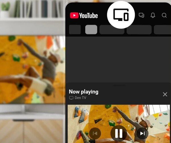 YouTube дозволив транслювати відео зі смартфона на телевізор без спільного Wi-Fi