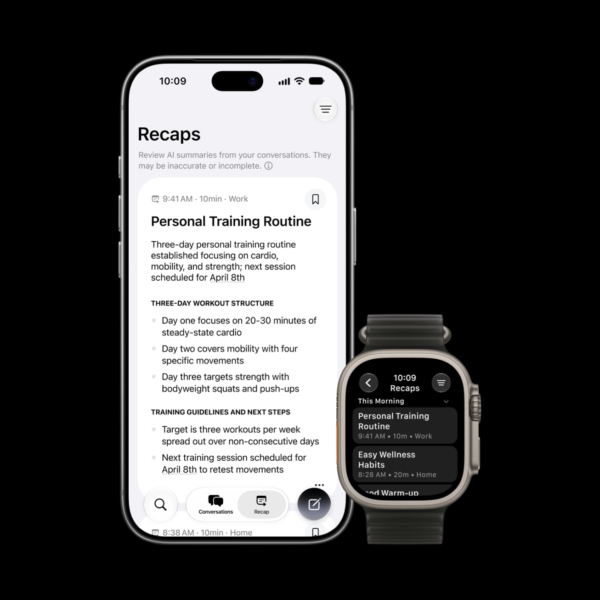 Apple Watch переказуватиме ваші розмови