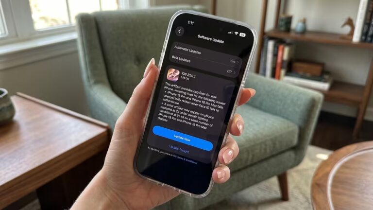 Apple випустила iOS 27.0.1, що вирішує проблему перезавантаження iPhone 18 Pro 1