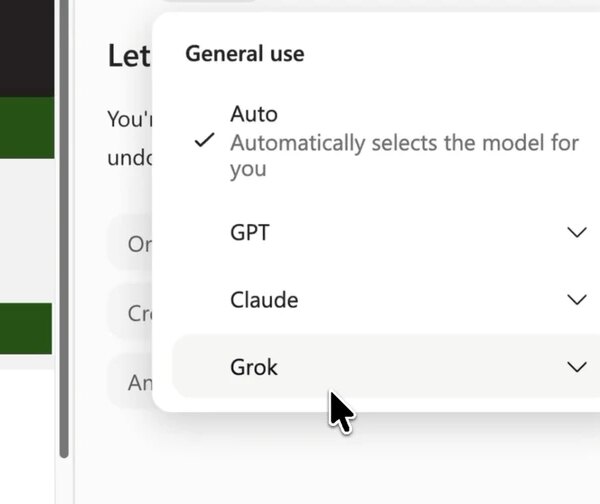 Microsoft інтегрує Grok у Word, Excel та PowerPoint