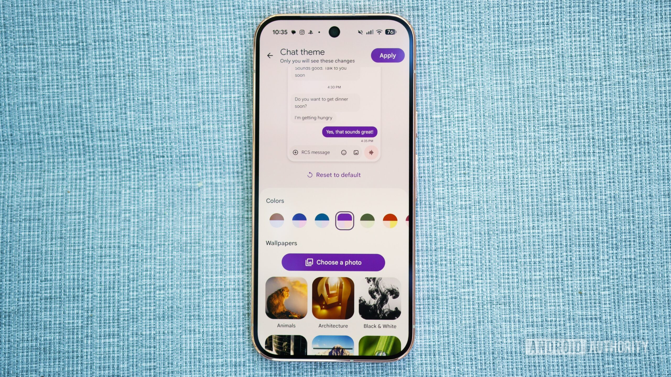 Google Messages додає теми чату для звичайних SMS 1