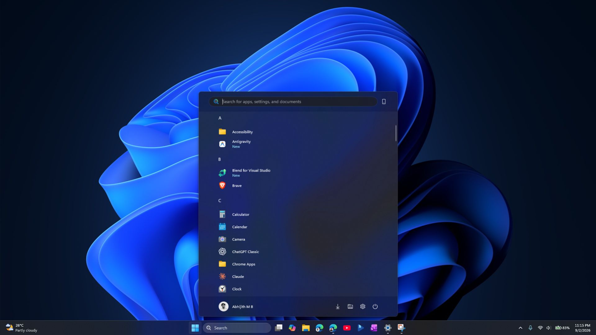 Нове менше меню «Пуск» у Windows 11 після серпневого необов'язкового оновлення