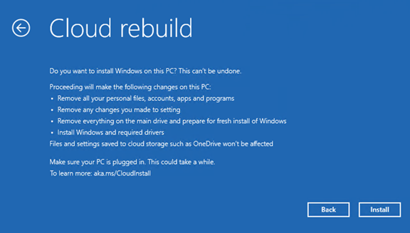 Що відбувається після Cloud Rebuild