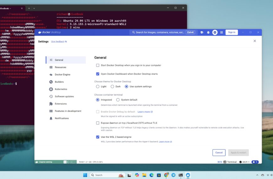 Microsoft спрощує запуск Linux-інструментів на Windows 11