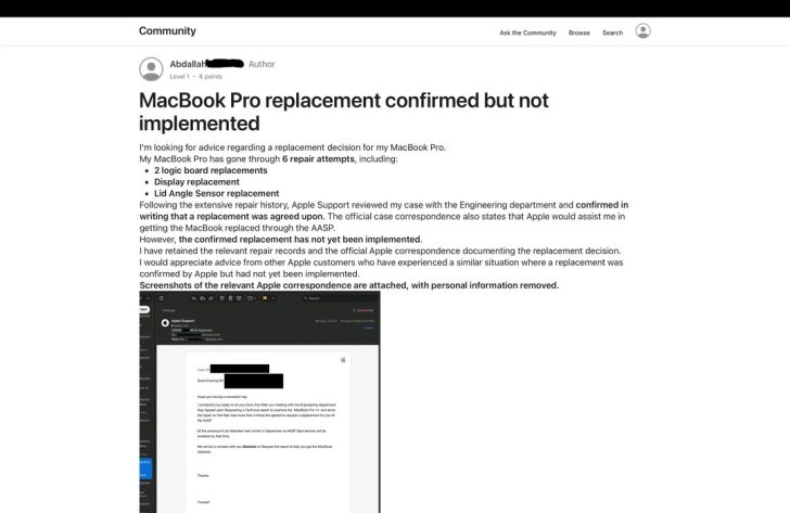 Apple відмовилася від заміни MacBook Pro M4 Pro після шести невдалих спроб ремонту 3