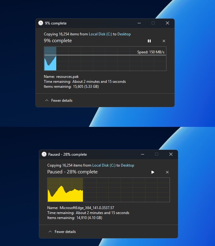 Темний режим Windows 11 з кольорами