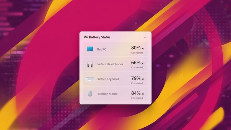 Windows 11 отримає віджет статусу батареї для всіх пристроїв 1