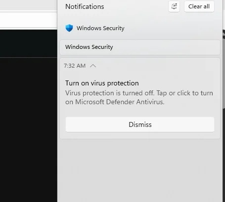 Windows 11 хибно попереджає про вимкнений захист від вірусів: як перевірити справжній статус Microsoft Defender