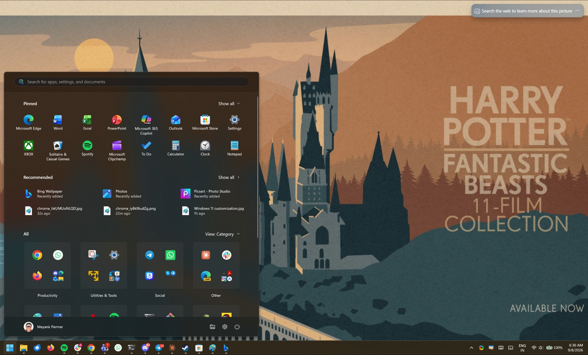 >    </figure> <p>Користувачі Windows 11 (а також Windows 10), які встановили функцію шпалер від Bing, можуть бачити повноцінну рекламу 11-серійної колекції фільмів про Гаррі Поттера та Фантастичних звірів. Якщо ви ще не бачили її, оголошення з'являється не на всіх комп'ютерах, оскільки Bing автоматично обирає шпалери, які можуть відрізнятися залежно від регіону.</p> <p>Яким би не було захоплення франшизою про Гаррі Поттера, повноцінна рактика є неприйнятною, особливо з огляду на те, що Microsoft не робила гучних заяв про можливість появи повноцінної реклами у функції Bing Wallpaper.</p> <figure>   <img src=