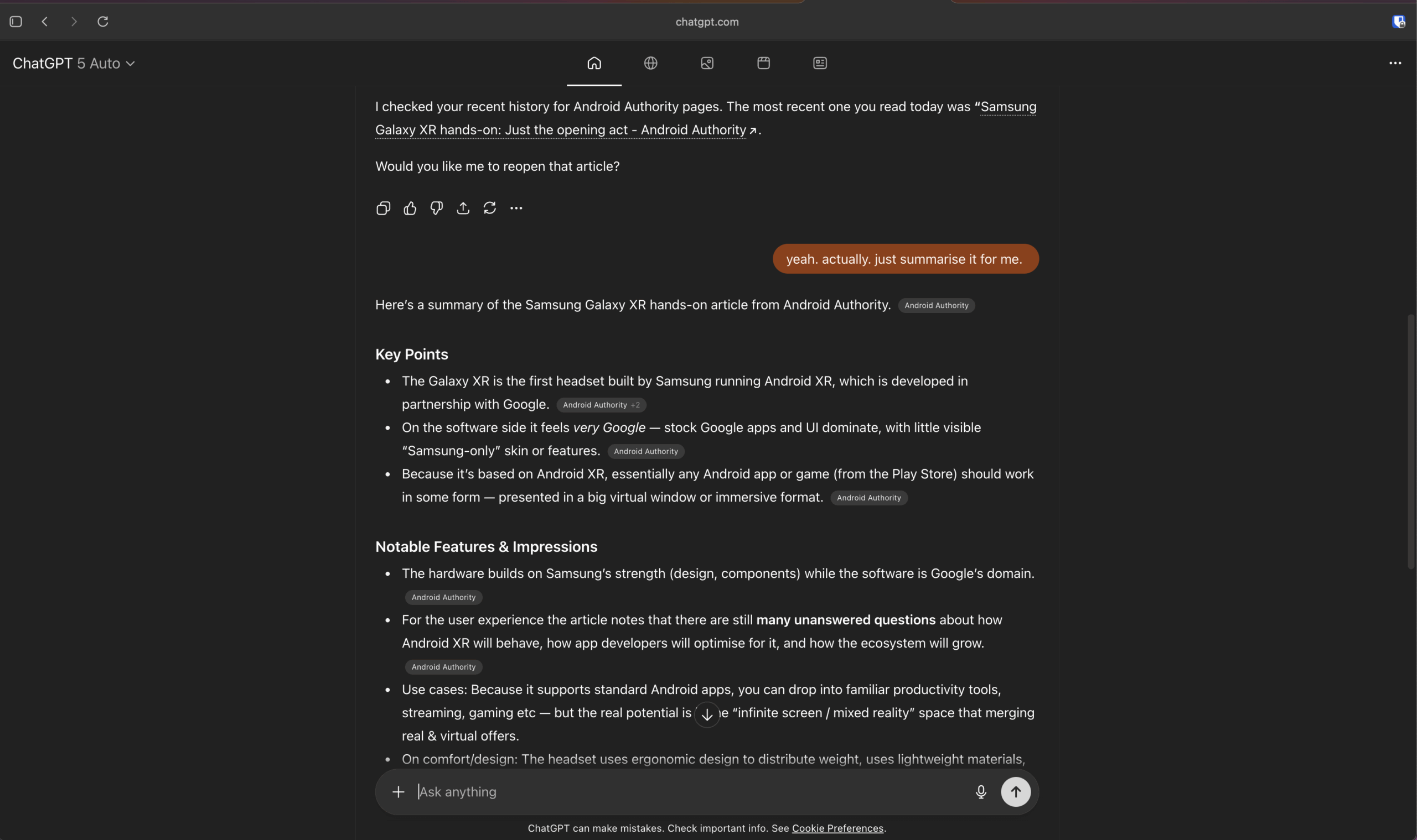 ChatGPT браузер перетворив Chrome на динозавра 5 ChatGPT браузер перетворив Chrome на динозавра 5