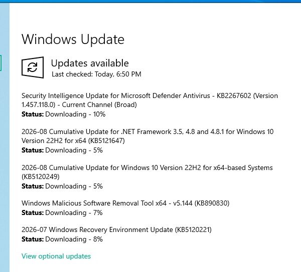 Windows 10 KB5120249: захист системи та посилання для офлайн-встановлення