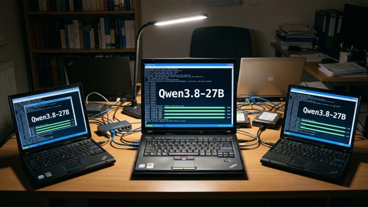 Головна 2 Qwen3.8-27B запустили на старому ноутбуці з 12 ГБ ОЗП завдяки об’єднанню пам’яті…
