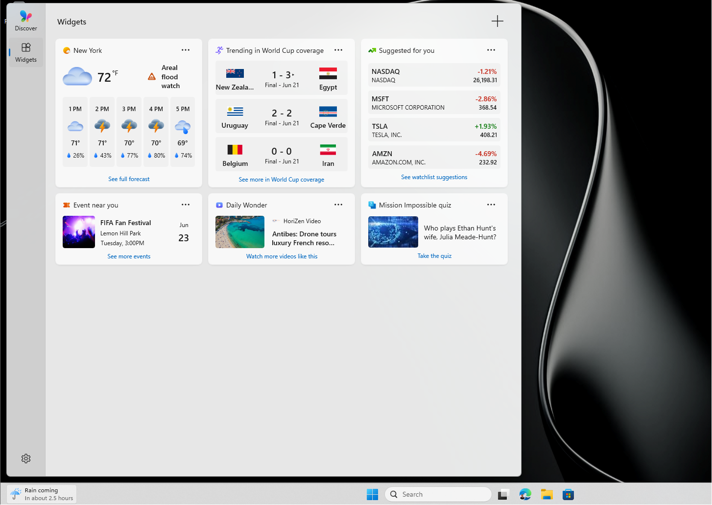 Чистіші віджети в Windows 11