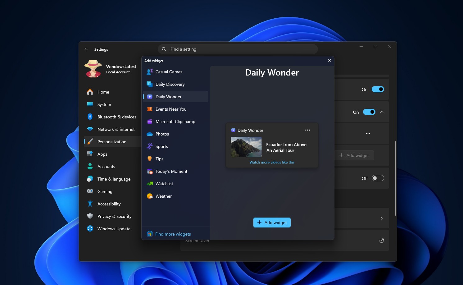 Як додати більше віджетів на екран блокування в Windows 11