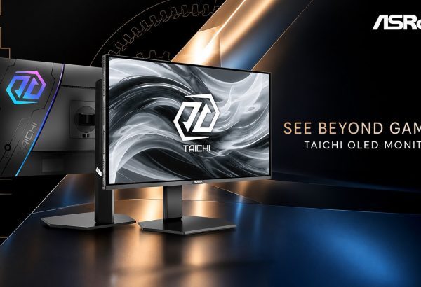 ASRock презентувала 720-герцеві OLED-монітори Taichi з двома портами DP 2.1 UHBR20