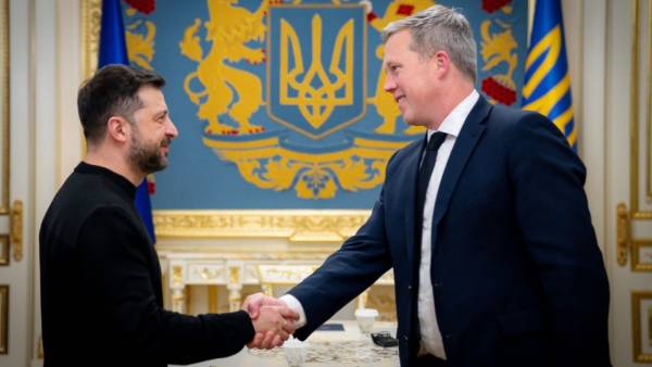 Володимир Зеленський і Ден Дрісколл у Києві у листопаді 2025 року