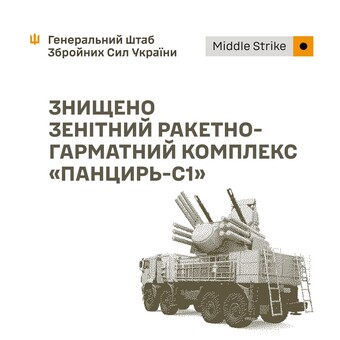 Уражено російські військові цілі на окупованих територіях