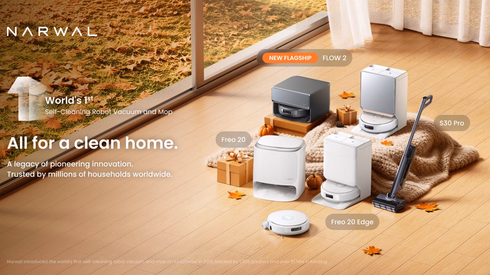 Narwal знижує ціни на роботів-пилососів та мийників підлоги до Prime Day 2