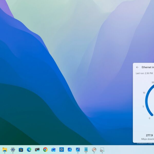 Windows 11 отримала вбудований тест швидкості інтернету без браузера