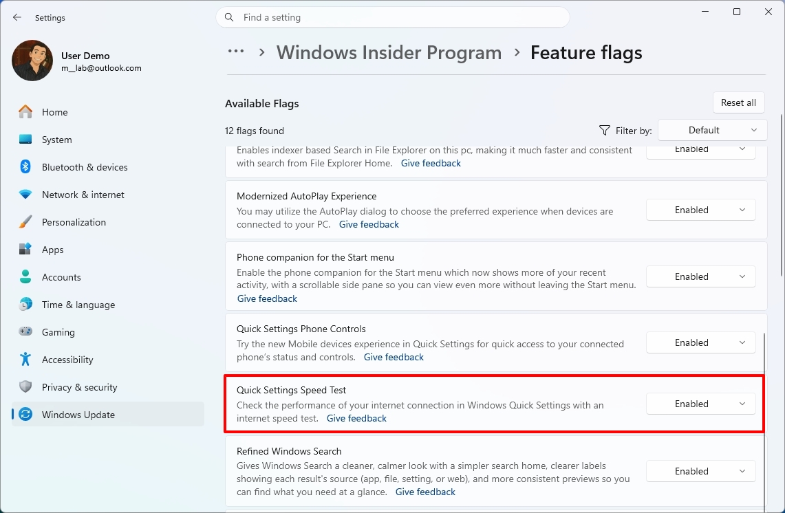 Windows 11 отримала вбудований тест швидкості інтернету без браузера 2