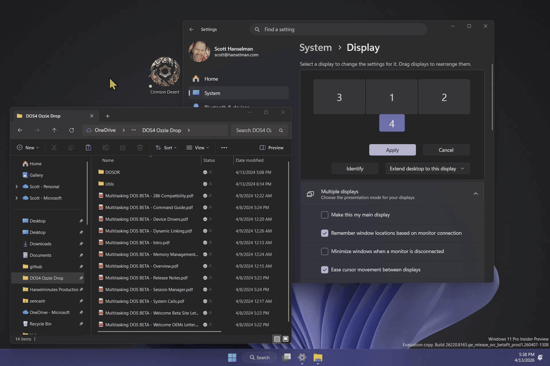 Windows 11: Активуйте функцію Aero Shake з Windows 7 7 Демонстрація інструменту PeekDesktop від Скотта Хансельмана