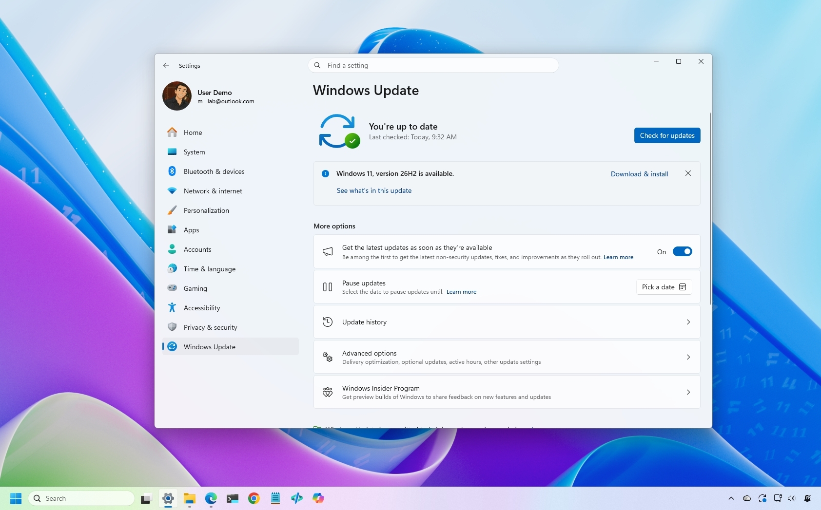Windows 11 26H2: як отримати нове оновлення вже зараз 1 Windows 11 26H2: як отримати нове оновлення вже зараз 1