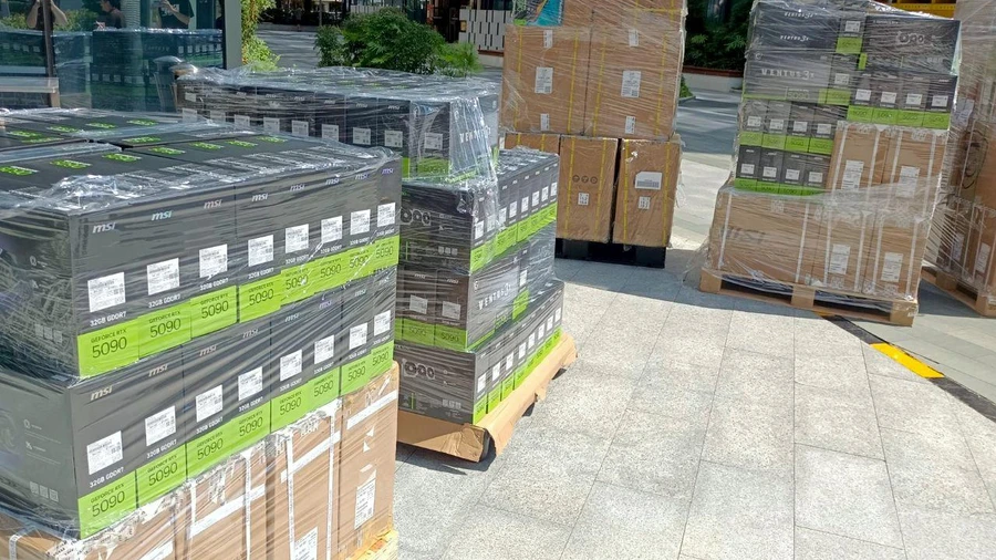 Партія відеокарт RTX 5090 вартістю $470 тисяч зникла в аеропорту Бразилії 1