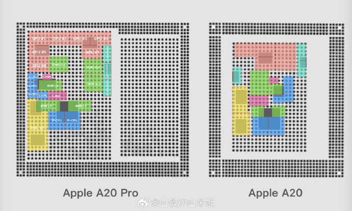 Витік схеми пайки Apple A20 вказує на компроміси в базовому iPhone 18 3
