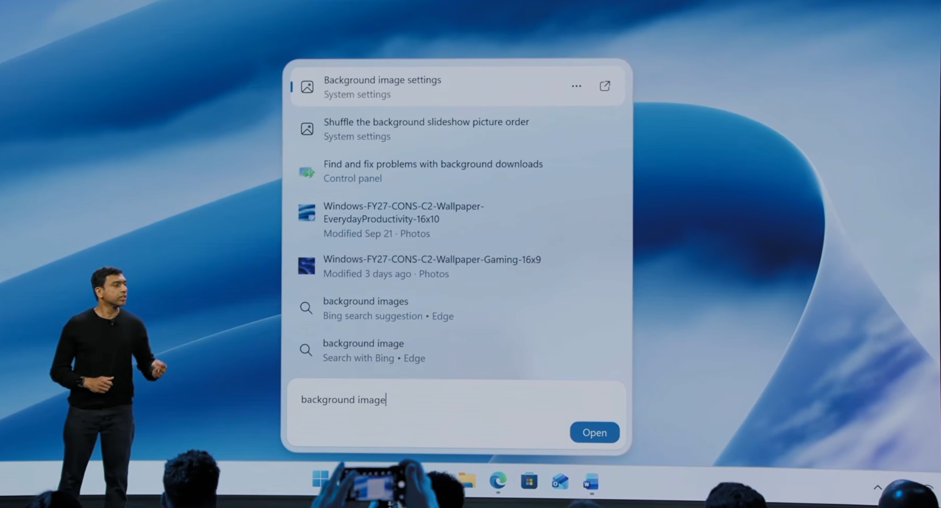 Новий інтерфейс пошуку Windows 11